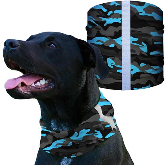 Military Camo Aqua - Crazy Mask