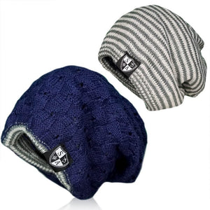 Slouch | Navy - Reversible - Crazy Mask