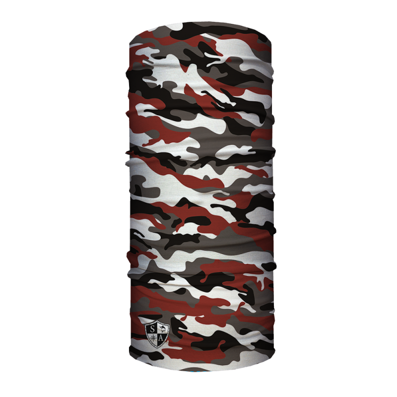 Classic Military Camo (Grey/Green/Orange/Crimson) - Crazy Mask