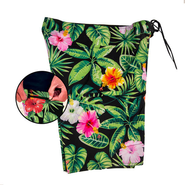 Hawaiian Floral - Crazy Mask