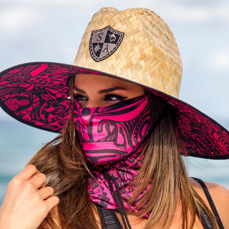 Polynesian Tribal | Pink - Crazy Mask