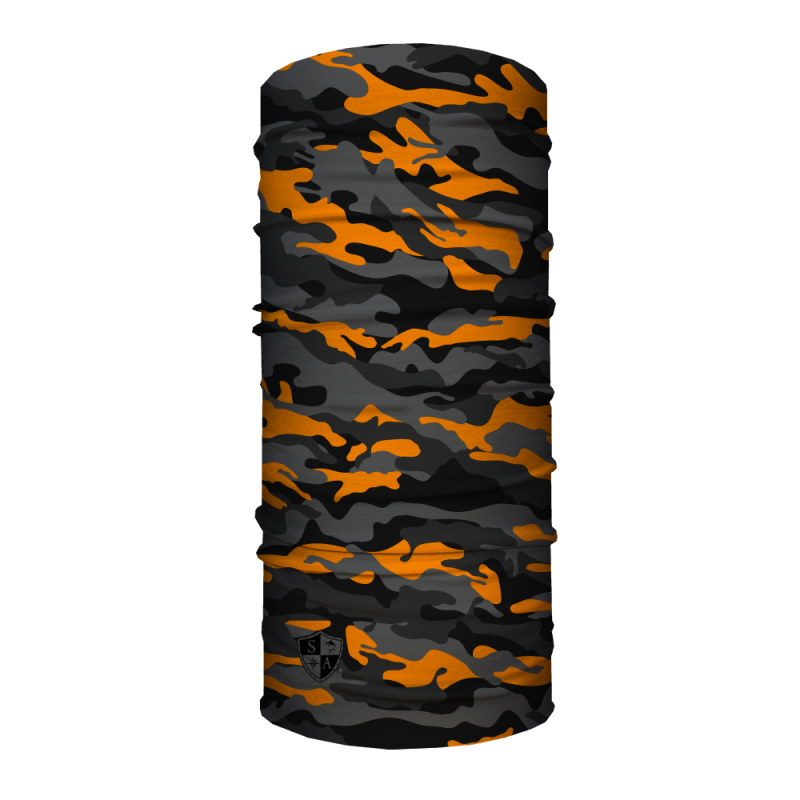 Classic Military Camo (Grey/Green/Orange/Crimson) - Crazy Mask