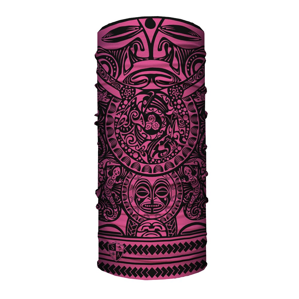 Polynesian Tribal | Pink - Crazy Mask