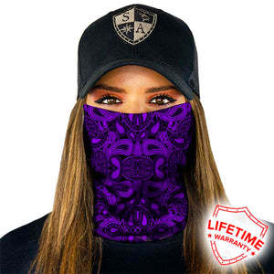 Paisley (Purple/Red/Pink) - Crazy Mask