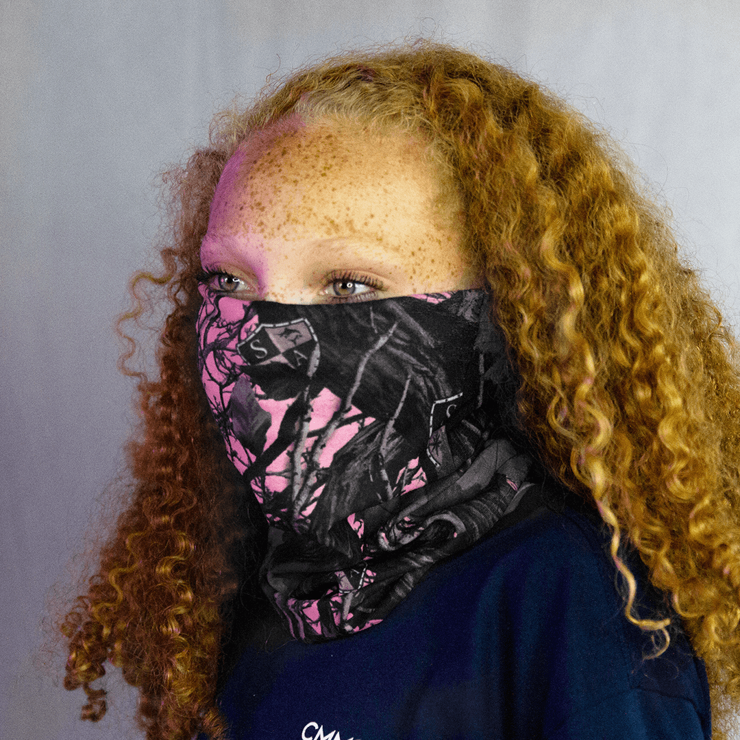 Forest Camo | Pink - Crazy Mask