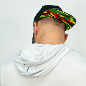 Military Camo Multi (Rasta/Orange) - Crazy Mask