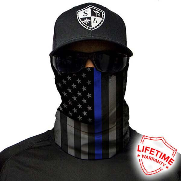 Blue Line American Flag - Crazy Mask