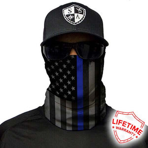 Blue Line American Flag - Crazy Mask