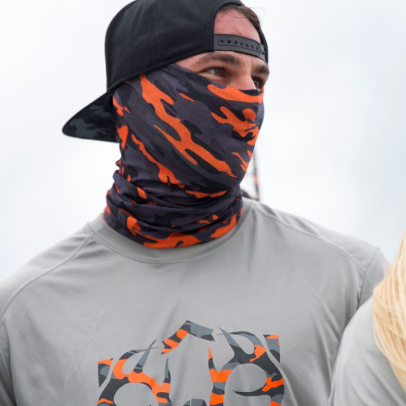 Classic Military Camo (Grey/Green/Orange/Crimson) - Crazy Mask